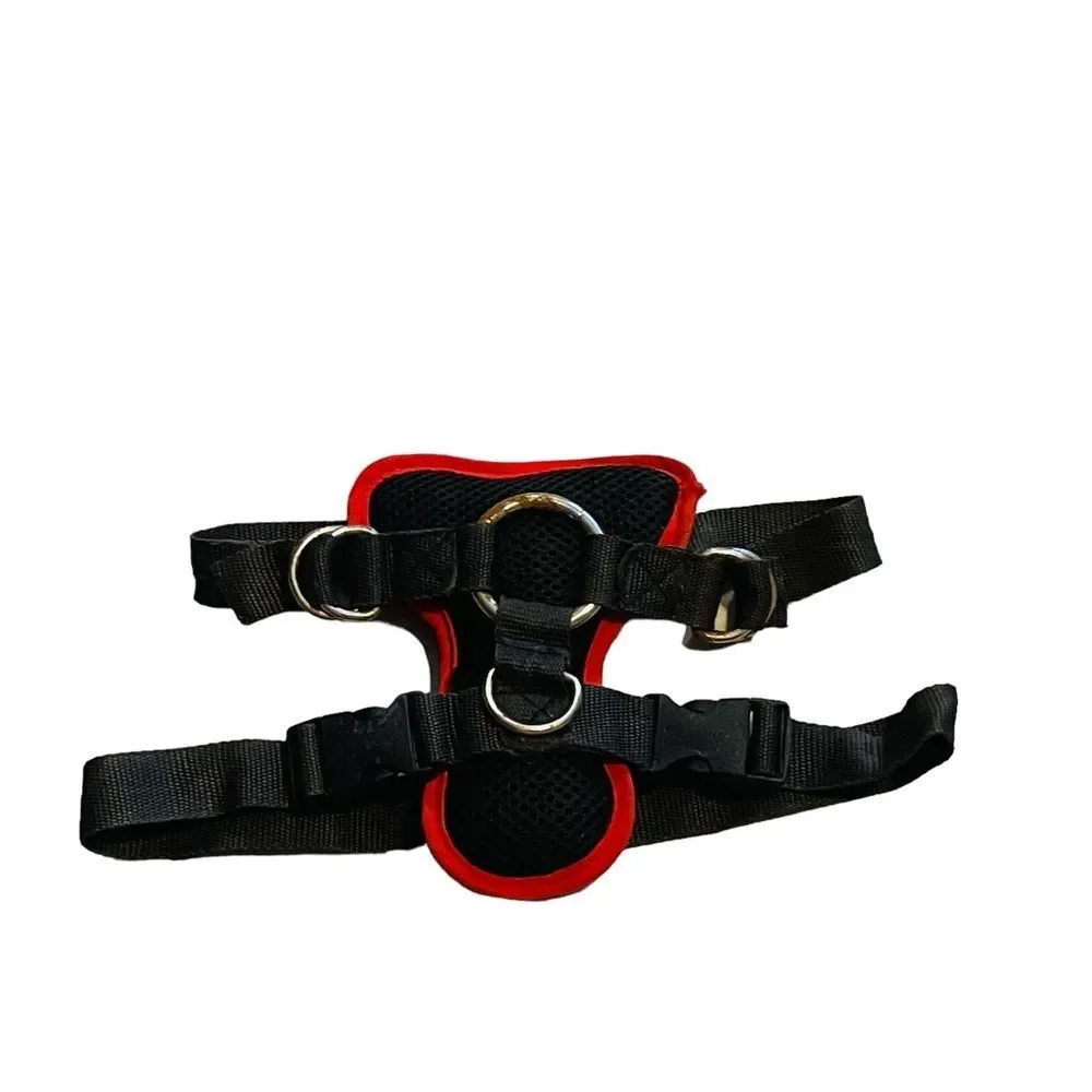 10/$25🦋 MOD Black & Red Pet Safety Car Harness - Size Small